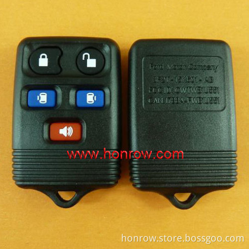 5 button Remote Key with 315MHZ or 433MHz for Ford